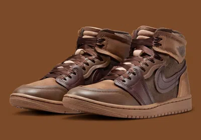 Pre-owned Nike Air Jordan 1 High Mm "archaeo Brown/cacao Wow/baroque Brown" Women's Shoes