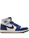 Nike Air Jordan 1 High Og  Rare Air  Sneakers White / Deep Royal Blue In Blue