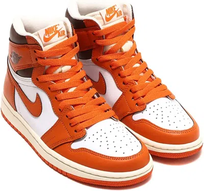 Pre-owned Nike Air Jordan 1 High Og Wmns "starfish" Do9369-101 Shoes Woman Sneaker Us6-12 In White