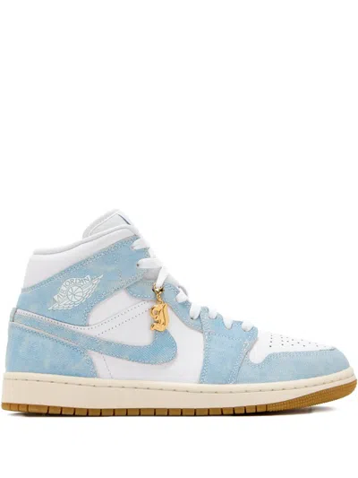 Nike Air Jordan 1 High-top Sneakers In Blue