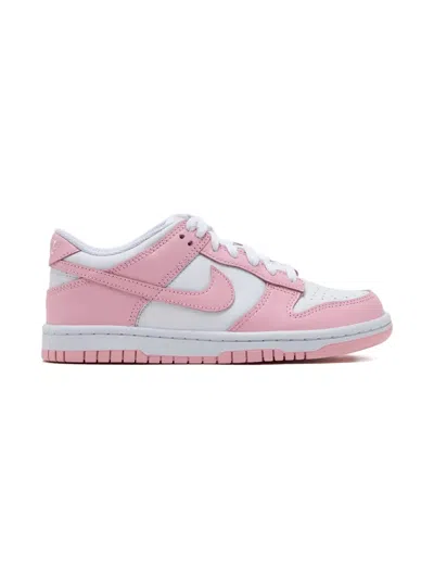 NIKE AIR JORDAN 1 LEATHER-PANEL SNEAKERS