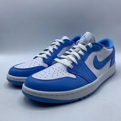 Pre-owned Nike Air Jordan 1 Low Golf Unc Blue White Dd9315-100 Men's Size 12