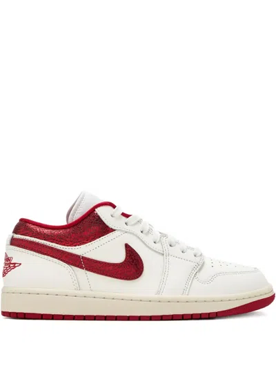 Nike Air Jordan 1 Low Leather Sneakers
