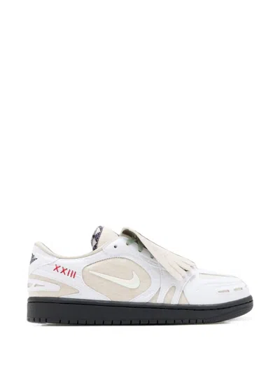 Nike Air Jordan 1 Low Method Of Make Kiltie Sneakers In White
