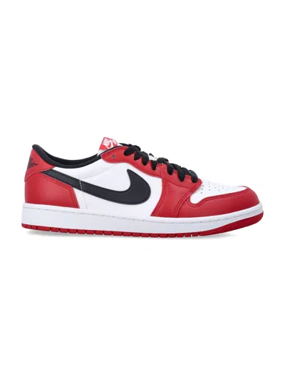 NIKE NIKE AIR JORDAN 1 LOW OG CHICAGO LEATHER SNEAKERS