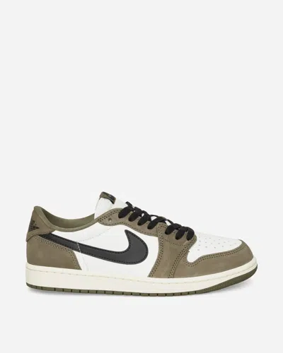 Nike Air Jordan 1 Low Og Sneakers Medium Olive / Summit White In Multi
