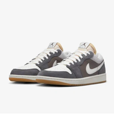 Pre-owned Nike Air Jordan 1 Low Shoes 'kkachi' (fd0399-004) In Gray