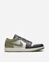 Nike Air Jordan 1 Low Sneakers Black / Medium Olive In Multicolor