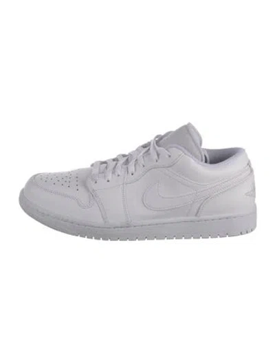 Pre-owned Nike Air Jordan 1 Low Sneakers In White