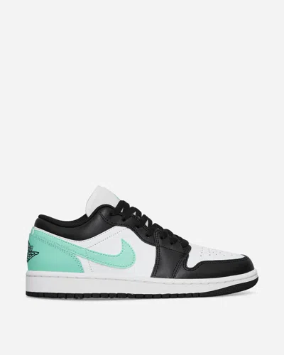 Nike Air Jordan 1 Low Sneakers White / Black / Green Glow In Multi