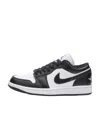 Nike Air Jordan 1 Low-top Casual Sneakers In Black