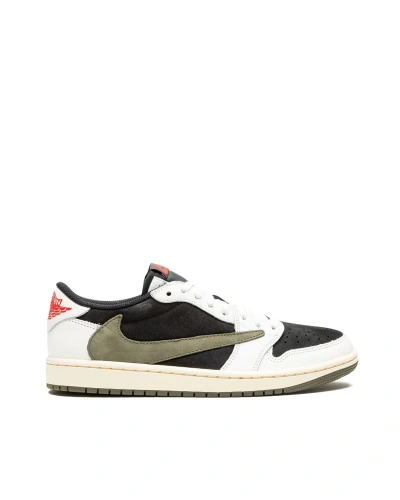 Nike Air Jordan 1 Low X Travis Scott Medium Olive (w) In Green