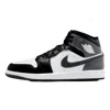 Nike Air Jordan 1 Mid Black/iron Grey-white Dq8426-001 Men's In Black