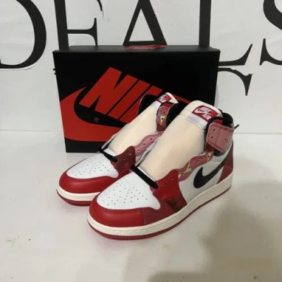 Pre-owned Nike Air Jordan 1 Retro High Og University Red Black Dv1753-601 Gs Size 7y/ 8.5w