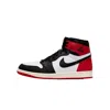 Nike Air Jordan 1 High Og Sneakers Black Toe In Multi