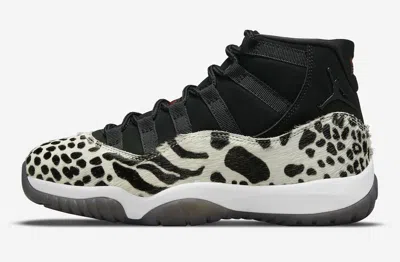 Pre-owned Nike Air Jordan 11 Animal Instinct Women's Size 9.5. Men's Size 8. Ar0715-010 In Black