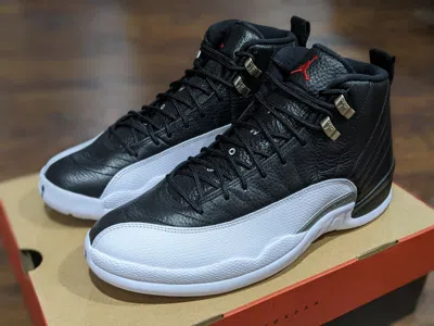 Pre-owned Nike Air Jordan 12 Retro Playoff In Black