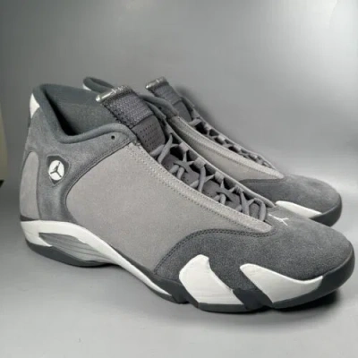 Pre-owned Nike Air Jordan 14 Retro Se Flint Grey Men's Size 15 Fj3460-012 In Gray