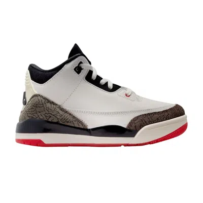 Pre-owned Nike Air Jordan 3 Retro Og Ps 'world's Best Dad' | White | Kid's Size 12