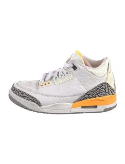 Pre-owned Nike Air Jordan 3 Retro Sneakers In White