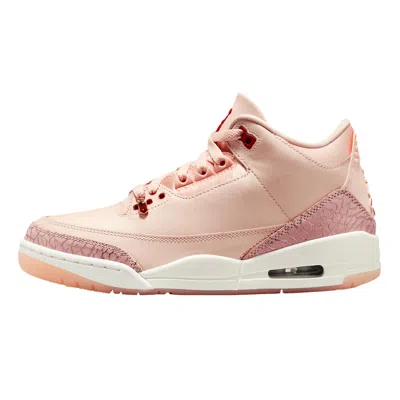 Nike Air Jordan 3 Retro Leather High-top Sneakers In Pink