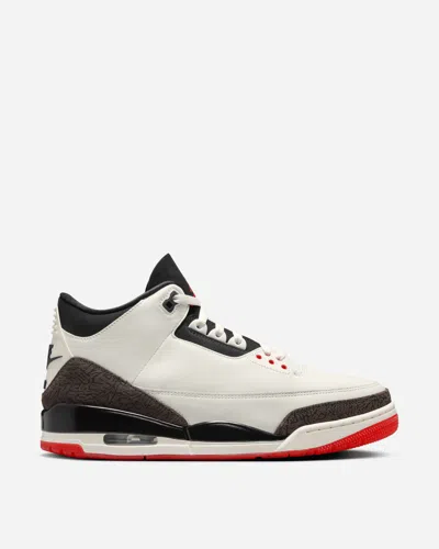 Nike Air Jordan 3 World S Best Dad Sneakers Sail / University Red In Multi