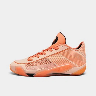 Nike Air Jordan 38 Low Basketball Shoes In Crimson Tint/orange Pulse/black