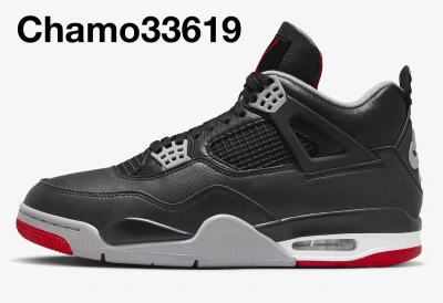 Pre-owned Nike Air Jordan 4 Iv Retro Bred Reimagined (2024) - All Sizes - Fv5029-006 In Black