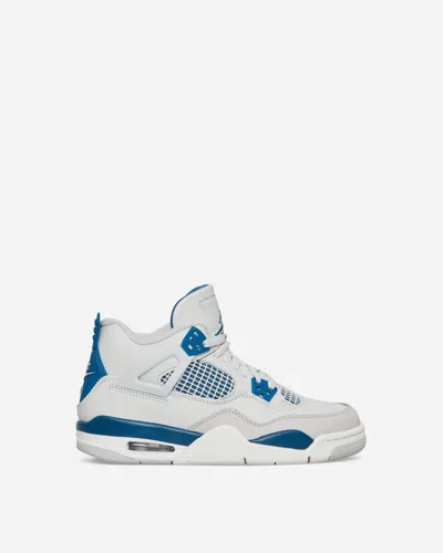 Nike Air Jordan 4 Retro (ps) Sneakers Off White / Military Blue In Multicolor