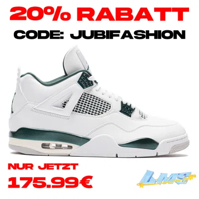 Pre-owned Nike Air Jordan 4 Retro Oxidized Green Grösse 44 | Händler ✅ Neu & Ovp ✅ In Weiss