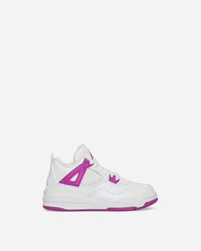 Nike Air Jordan 4 Retro (ps) Sneakers White / Hyper Violet In Multicolor