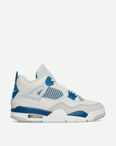 Nike Air Jordan 4 Retro (gs) Sneakers Off White / Military Blue In Multicolor