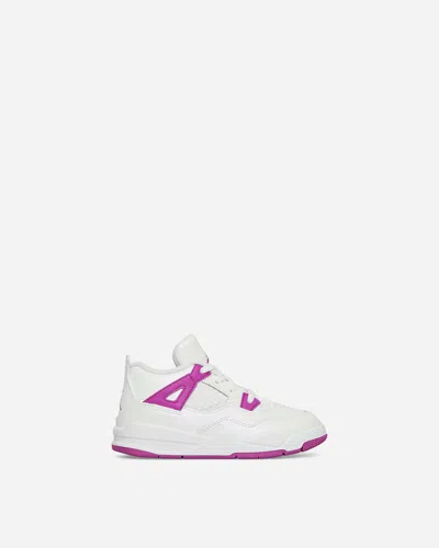 Nike Air Jordan 4 Retro (td) Trainers White / Hyper Violet In Multicolor
