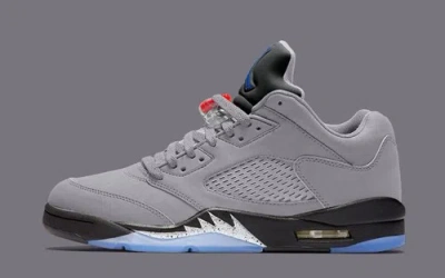 Pre-owned Nike Air Jordan 5 Low Retro X Paris Saint-german (psg) - Mens Size 9.5 In Pumice