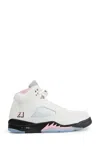 Nike Air Jordan 5 Retro Medium Soft Pink Sneakers In White