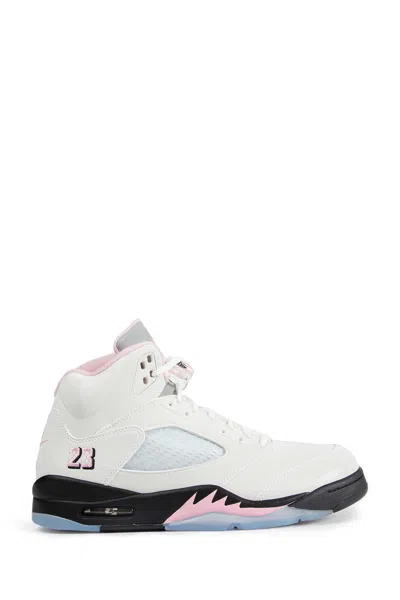 NIKE AIR JORDAN 5 RETRO MEDIUM SOFT PINK SNEAKERS