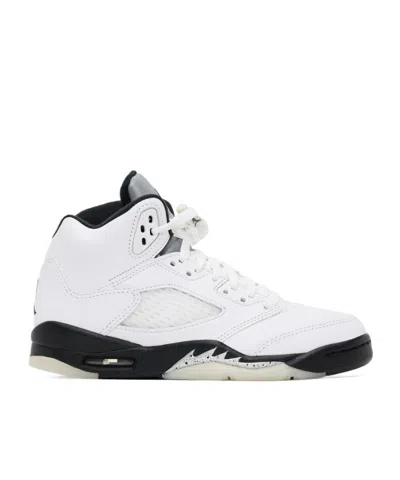 Nike Air Jordan 5 Retro Sneakers In White