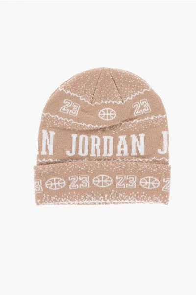 Nike Air Jordan Embroidered Beanie In Multi