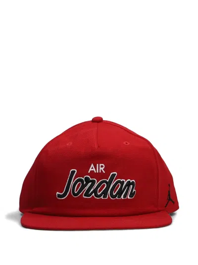 Nike Air Jordan Embroidered Cap In Brown