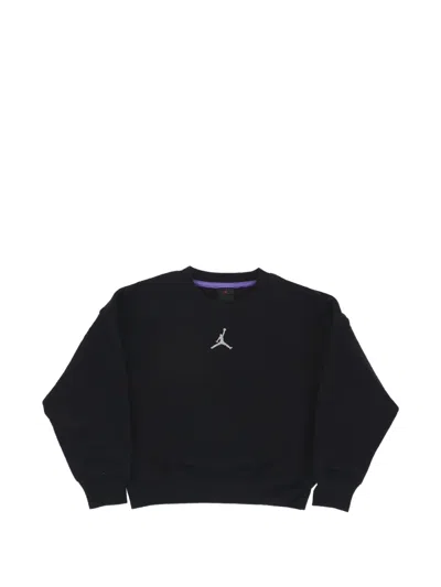 Nike Kids' Air Jordan Embroidered Sweater In Black