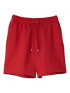 Nike Air Jordan Fleece Shorts In Red