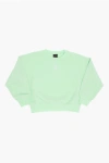 NIKE AIR JORDAN FLEECED COTTON BLEND CREW-NECK SWEATSHIRT