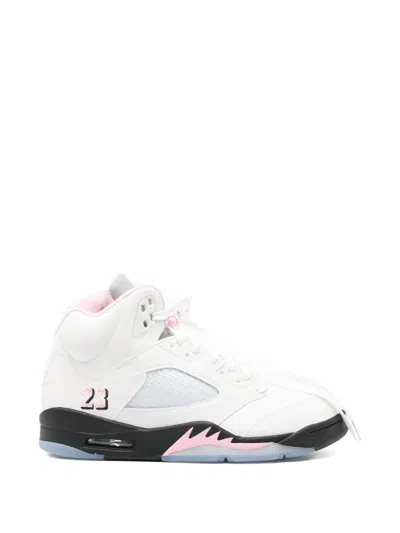 Nike Air Jordan Lace-up Sneakers In White