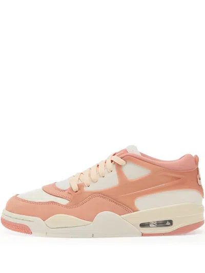 Nike Air Jordan Leather Sneakers In Pink