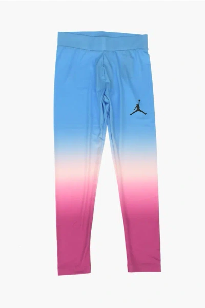 Nike Air Jordan Logo Printed Leggings In Blue