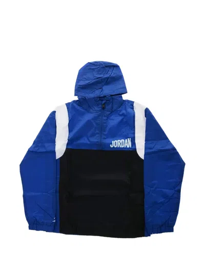 Nike Kids' Air Jordan Logo-print Windbreaker In Blue