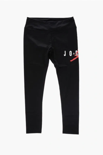 Nike Air Jordan Recycled Polyester Leggings In Black