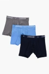 Nike Air Jordan Set Of 3 Stretch Cotton Boxer With Logoed Elastic