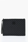 Nike Air Jordan Solid Color Clutch With All-over Monogram