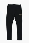 Nike Air Jordan Solid Color Leggings With Golden Effect Logo